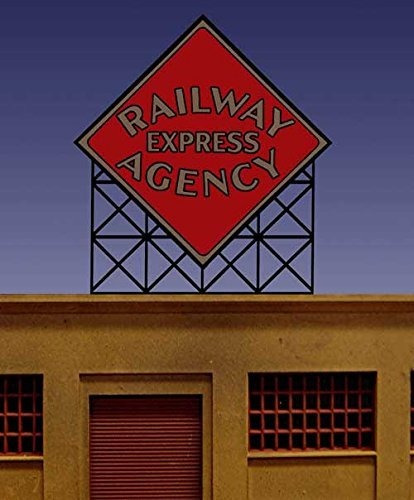 0072 Maqueta Ferrocarril Express Animado Luz Sign Miller