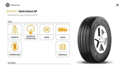 Set De 2 Llantas 205/65r16c 107/105t Vancontac Ap