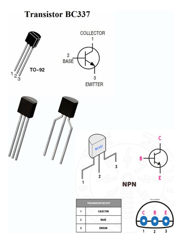 Transistor Bc337 Pack 100 Pzas