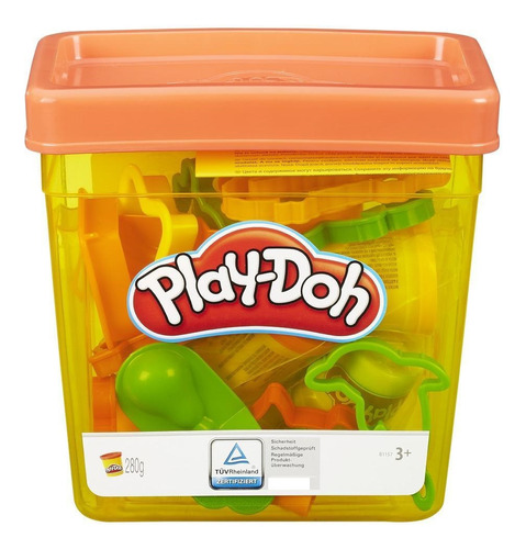 Cubo De Diversion Con 5 Masas Y Accesorios Play Doh B1157