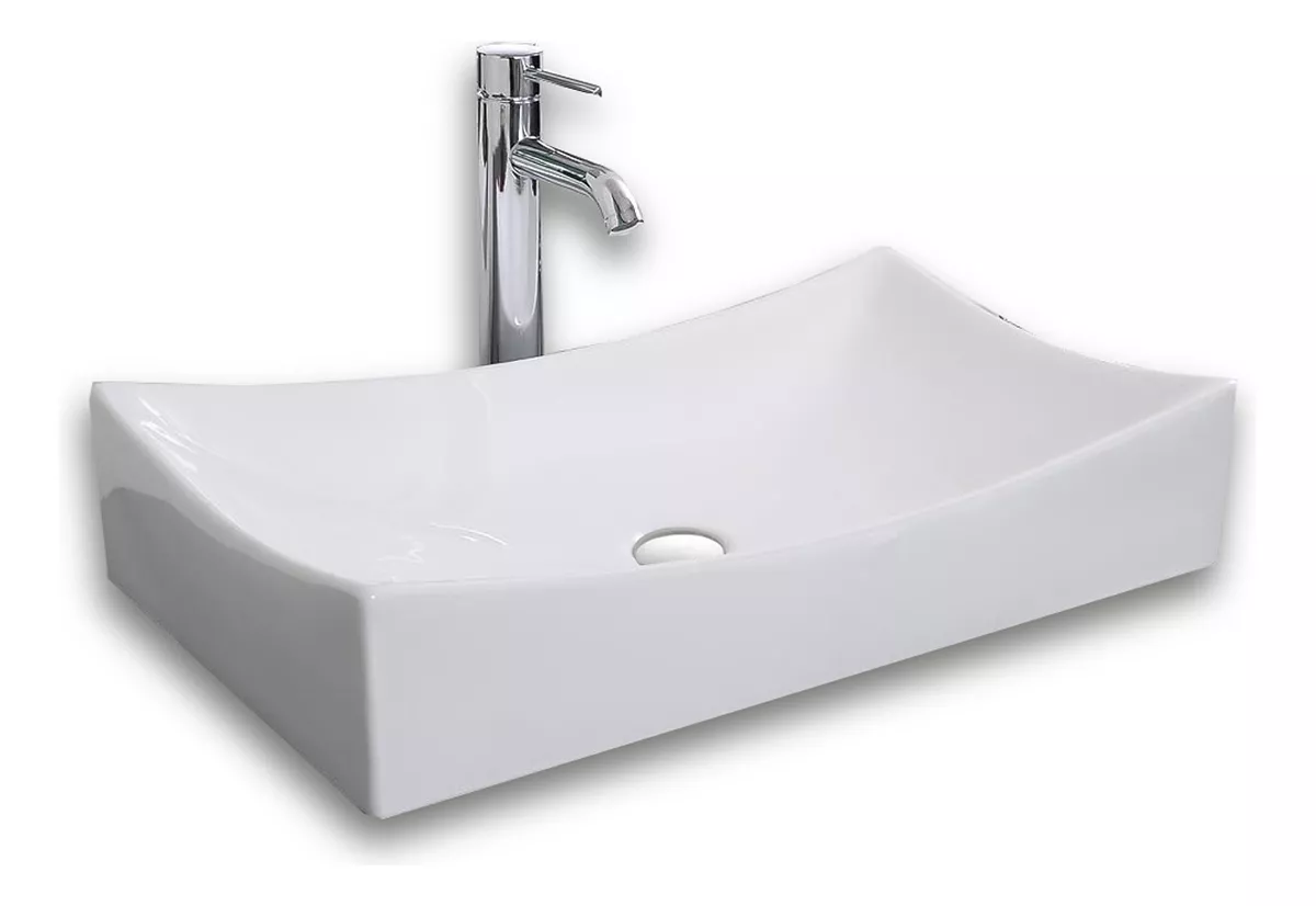Primera imagen para búsqueda de lavabo sobreponer rectangular
