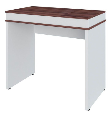 Mesa De Escritório Escrivaninha Home Office Mind Ipê Branco