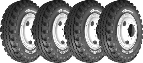 Kit de 4 llantas Tornel Amazonas LT 7.50-16 112 M