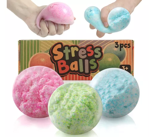KLT Pelotas sensoriales para el estrés para adultos: paquete de 12 juguetes  sensoriales para autismo, bolas de alivio del estrés, antiansiedad y calma