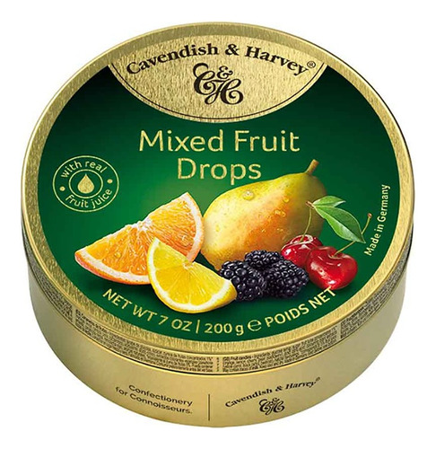 Dulces Cavendish Mixed Fruit Drop 200g - g a $84