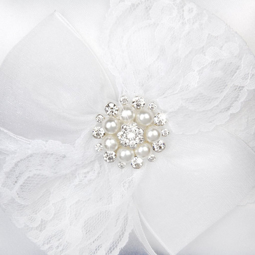 Ceremonia De Boda Nupcial Con Diamantes De Imitación Brillan