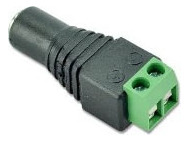 Seg - Accesorio Cctv - Conector 12v 2.1mm Hembra