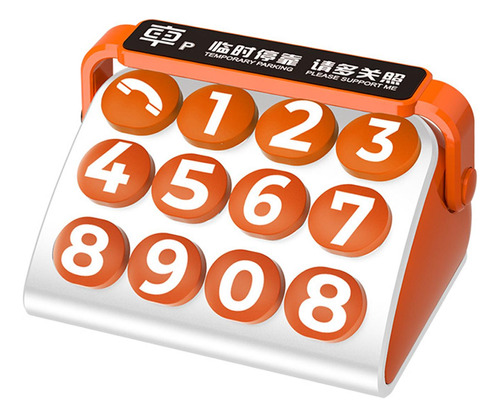 Placa De Número De Teléfono De Coche,tarjeta De Naranja