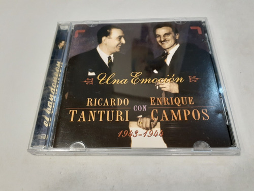 Una Emoción, Ricardo Tanturi Con Enrique Campos - Cd España
