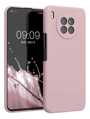 Estuche Silicone Case Compatible Con Huawei Nova 8i Gamuza