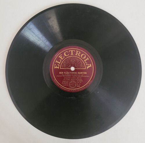 Marlene Dietrich Oskar Karlweis Disco Pasta Electrola 892 (Usado)