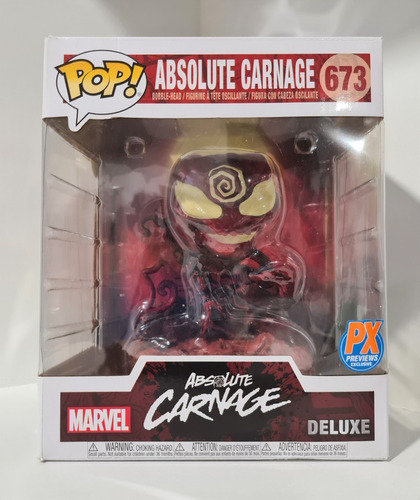 Funko Pop! Absolute Carnage Px Exclusivo 673 Marvel