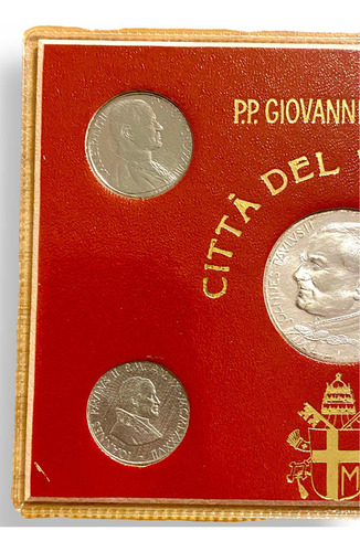 Set De 5 Medallas De La Ciudad Del Vaticano (Usado)