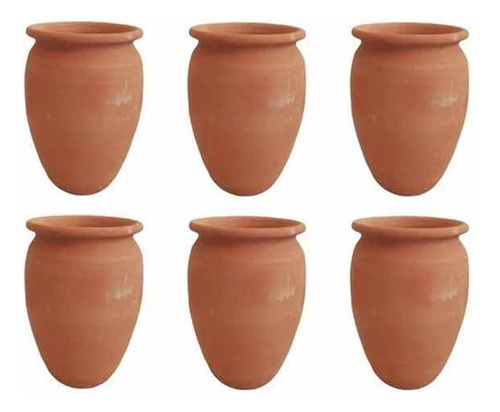 Vaso Cantaritos De Barro Bebidas Paloma Tequila Mayoreo 10pz