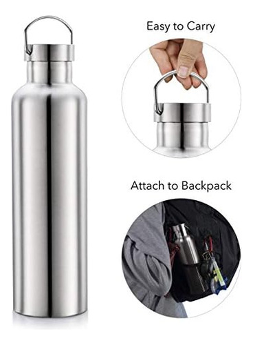 Botella De Agua De Acero Inoxidable Aislada Al Vacío De 34/2