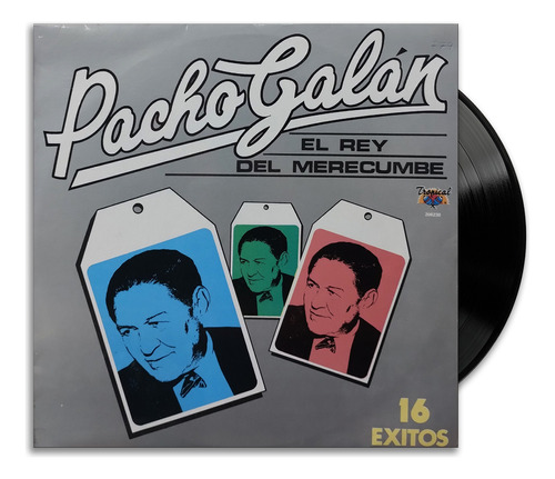 Pacho Galan El Rey Del Merecumbe - 16 Exitos - Lp Vinilo 