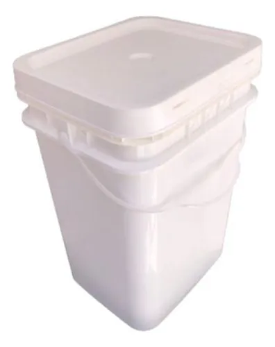 Cubo de cierre rectangular de 20 litros MercadoLibre