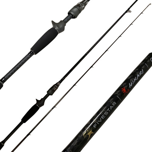Caña Fivestar Hikari 6.3 Pies 10-20lbs 1 Tramo Baitcast