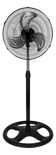 Ventilador Pedestal 12 Pulgada 3 Velocidades Negro Giratorio