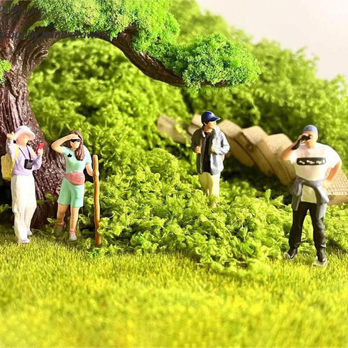 Figuras De Diorama A Escala 1/64, 4 Unidades, Escena En