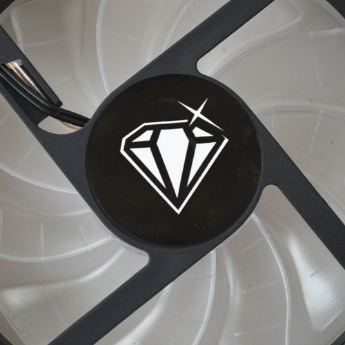 Imagen 2 de 8 de Fan Cooler Level Up Gamer Mining Minero Led Pc Cpu 120mm