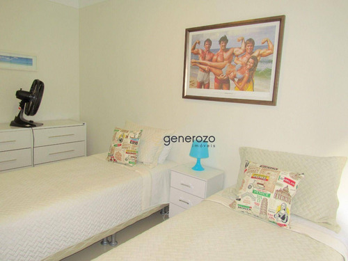 Imagem 8 de 15 de Apartamento Na Praia De Pitangueiras, 03 Dormitórios, 02 Vagas - Ap0499