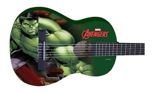 Violão Marvel Avengers Hulk Infantil Phx Instrumentos Vim-h1