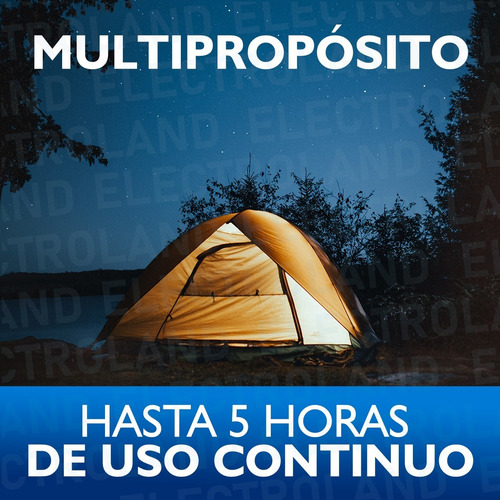 Imagen 7 de 10 de Luz De Emergencia 30 Leds Autonomia 15hrs Recargable 2018