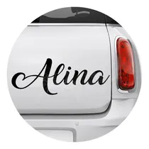 Comprar Calco Nombre Personalizado Texto Nombre A Pedido Ploteo 35cm
