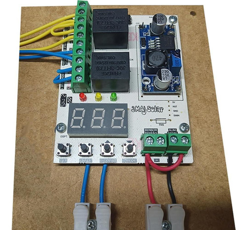 Imagem 3 de 6 de Quadro Automação Sistema Solar Liga Desliga Inversor 32a 110
