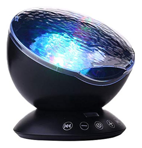 Tomnew Mermaid Decor Control Remoto Luz Nocturna Proyector O