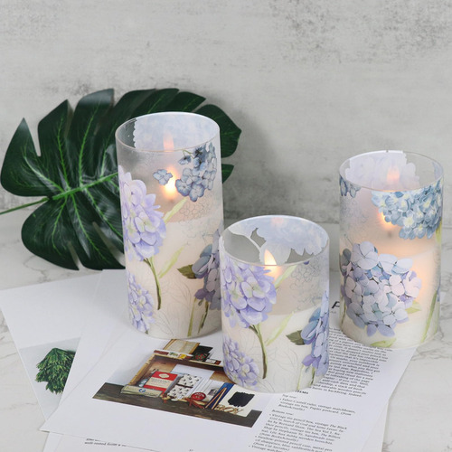 Vela Para Halloween Dromance Velas De Cristal De Hortensia S