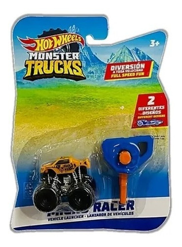 Camion Hot Wheels Monster Truck Micro Racer Lanzador