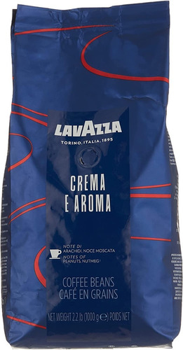 Café Em Grão Torrado Lavazza Crema Aroma Importado 1kg 