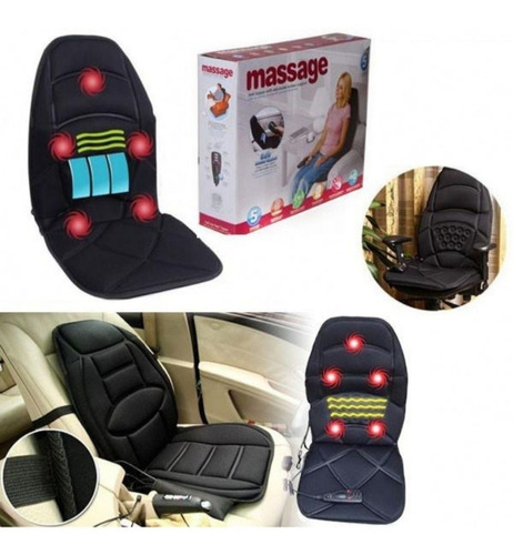 Asiento Masajeador Cojin Masaje Espalda Auto Premium