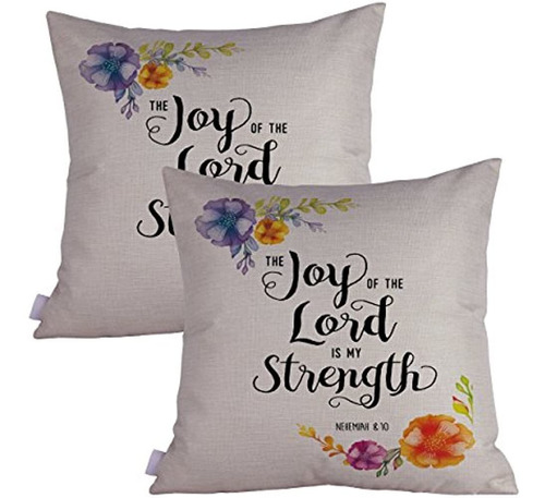 Queenie - 2 Almohadas Decorativas Con Texto En Inglés  Crist