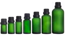 Comprar Frasco 30cc Vidrio Gotero 30ml Verde Esmerilado X50 Tapa Inc