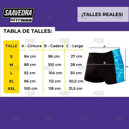 Imagen 4 de 10 de Malla Zunga Natacion Hombre Short Safit Uv50 Cloro Friendly®