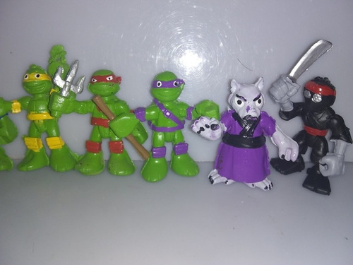 Figuras Tortugas Ninja 8 Cm New Lote