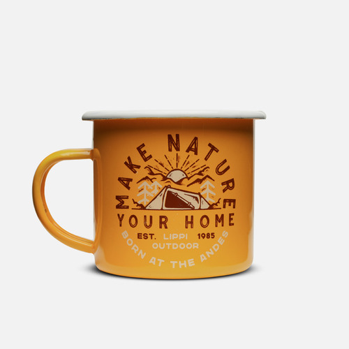 Tazón Adulto Unisex Mountain Vintage Mug Amarillo Lippi