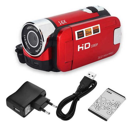 Videocámara Digital 1080p Mini 32g Memoria Videocámara