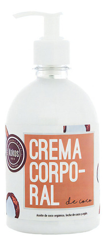  Crema Corporal De Coco Con Fps 15 500ml Kokos Organic Vegan