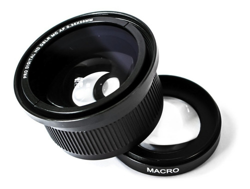 Fisheye Olho De Peixe 58mm Canon 70d 80d T7i T6i T5i T4i T3i