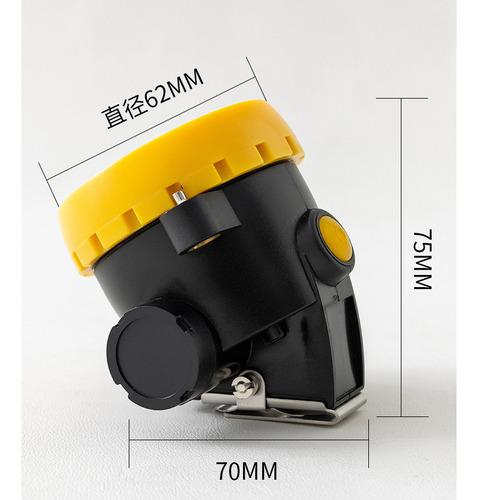 Lanterna De Mineração Sem Fio Com Luz Led De 5000 Lux