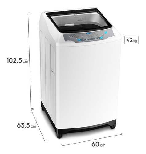 Imagen 5 de 10 de Lavarropas Carga Superior Electrolux Elac309 9 Kilos Outlet