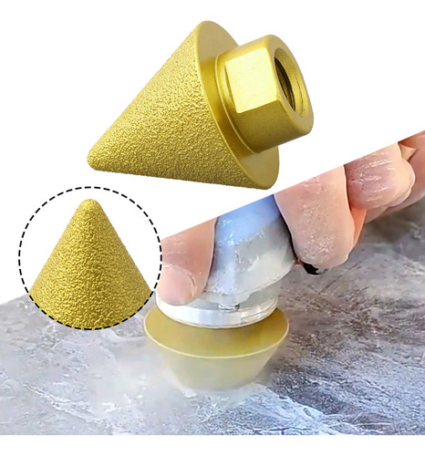 A Broca Rectificadora Soldada Con Diamante Con Chaflán