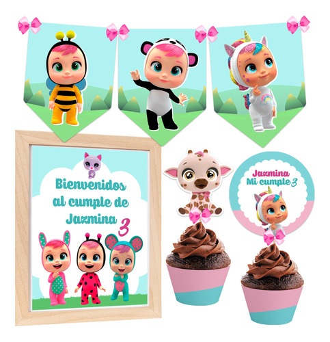 Kit Imprimible Bebes Llorones Cumpleaños Deco + Candybar