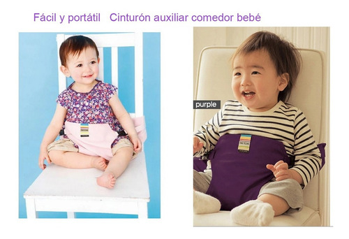 Cinturón De Seguridad Para Sillita De Comer De Bebé Amarillo
