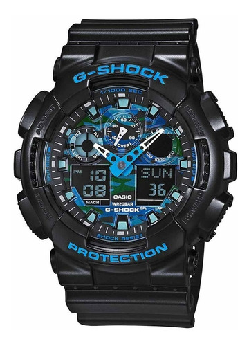 Reloj Casio G-shock Ga100cb-1a Camuflado En Stock Original