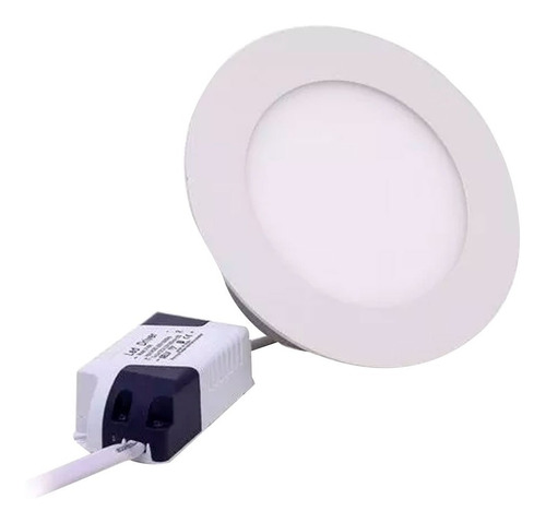 Panel Calido Led De Embutir Redondo 3w Spot Pack X 10 220v